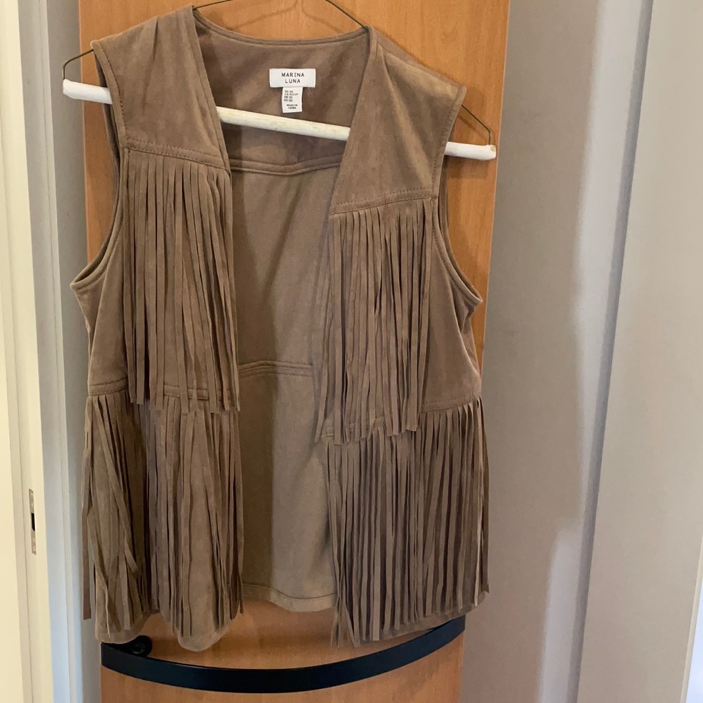 Never worn suede vest